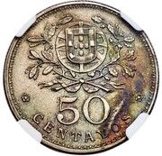 50 Centavos Pattern reverse image