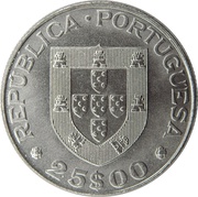25 Escudos Alexandre Herculano obverse image