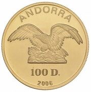 100 Diners Golden Eagle - Gold Bullion Coin obverse image