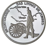 2½ Euros Torres Defence Line; Silver reverse image