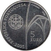 5 Euros World Heritage - Monastery of Batalha obverse image