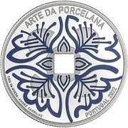 5 Euros The Art of Porcelain; Silver, Portugal, 2022 reverse image