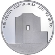 7½ Euros Álvaro Siza; Proof issue obverse image