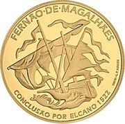 7½ Euros Conclusion 1522; Gold, Portugal, 2022 reverse image