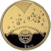 8 Euros Values of Football - Passion; Gold obverse image