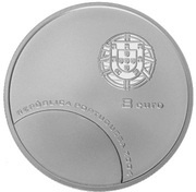 8 Euros Football - The Keeper's Save; .925 Silver obverse image