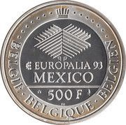 500 Francs Europalia 1993 obverse image