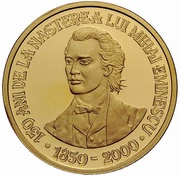 2000 Lei Mihai Eminescu, Romania, 2000 reverse image