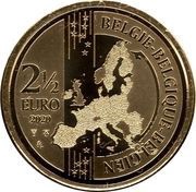 2,50 Euros Olympics Games Antwerp 1920, coloured obverse image