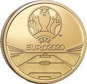 2½ Euros Coin 2021 “UEFA EURO 2020”, Belgium, 2021 reverse image