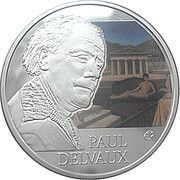 10 Euros - Albert II Paul Delvaux reverse image