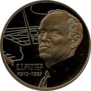 2 Roubles S. T. Richter, Russia, 2015 reverse image