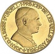 1 Sobirana - Joan Martí i Alanis Episcopal Co-Prince; Catalan obverse image