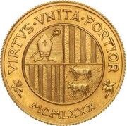 1 Sobirana - Joan Martí i Alanis Episcopal Co-Prince; Latin reverse image