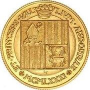 1 Sobirana - Joan Martí i Alanis Episcopal Co-Prince; Latin, Andorra, 1981 reverse image