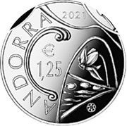 1.25 Euro Pont de la Margineda obverse image