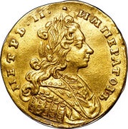 Ducat - Pyotr II Trade Coinage obverse image
