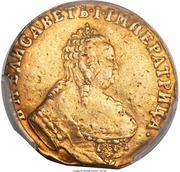 Ducat - Elizabeth Trade Coinage obverse image