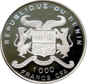 1000 Francs CFA Gymnast- 1992 Olympic Games obverse image
