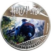 ½ Dollar Hogwarts Express, Samoa, 2021 reverse image