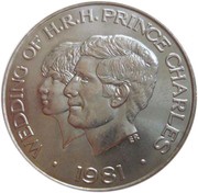 1 Tala - Tanumafili II Royal Wedding, Samoa, 1981 reverse image