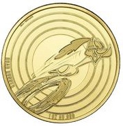25 Dollars - Elizabeth II Posthumous; Road Runner, Samoa, 2023 reverse image