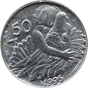 50 Lire reverse image