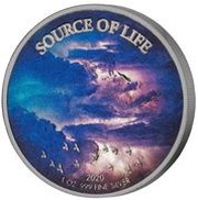 1000 Francs CFA Source of Life - Air, Benin, 2020 reverse image