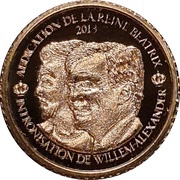 1500 Francs CFA Enthronement reverse image