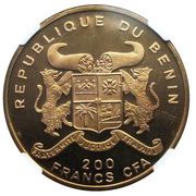 200 Francs CFA Tyrannosaurus Rex obverse image