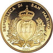 5 Scudi World Bank Membership obverse image