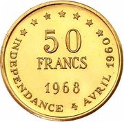 50 Francs Independence reverse image