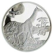 10 Dollars Giraffe, Sierra Leone, 2005 reverse image