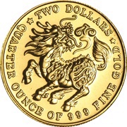 2 Dollars Gold Bullion reverse image