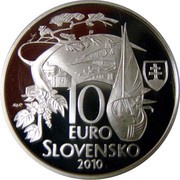 10 Euros Martin Kukučín obverse image