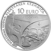 10 Euros Hydroelectric Power, Slovakia, 2021 reverse image
