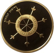 100 Euros 1st Slovene Olympic Medalist reverse image