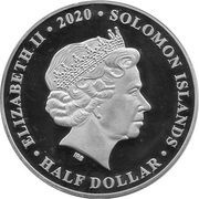 ½ Dollar - Elizabeth II Battle of Britain obverse image