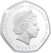 50 Cents - Elizabeth II Where the Sea Winds Blow obverse image