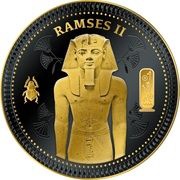 ½ Dollar - Elizabeth II Posthumous; Ramses II, Solomon Islands, 2023 reverse image