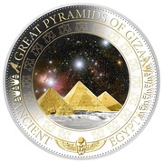 2 Dollars - Elizabeth II Great Pyramids of Giza, Solomon Islands, 2014 reverse image