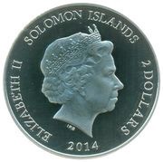 2 Dollars - Elizabeth II Beauty and the Beast obverse image