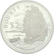 2 Dollars - Elizabeth II Bounty, Solomon Islands, 2015 reverse image