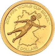 5 Dollars - Elizabeth II Germany, Solomon Islands, 2012 reverse image
