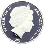 5 Dollars - Elizabeth II 2014 FIFA World Cup Brazil obverse image