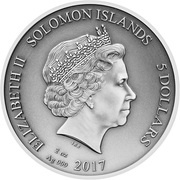 5 Dollars - Elizabeth II Pollice Verso obverse image