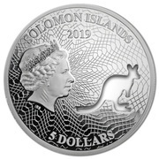 5 Dollars - Elizabeth II Red Kangaroo obverse image