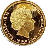 10 Dollars - Elizabeth II Baby Whale obverse image