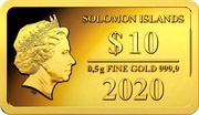 10 Dollars - Elizabeth II Aquarius obverse image