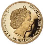 10 Dollars - Elizabeth II Kookaburra obverse image